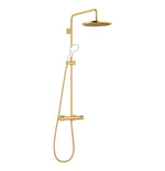 Dornbracht takdusch med termostat 300 mm Borstad Mässing