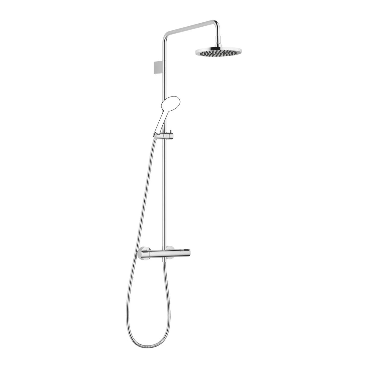 Dornbracht takdusch med termostat FlowReduce 220 mm Krom