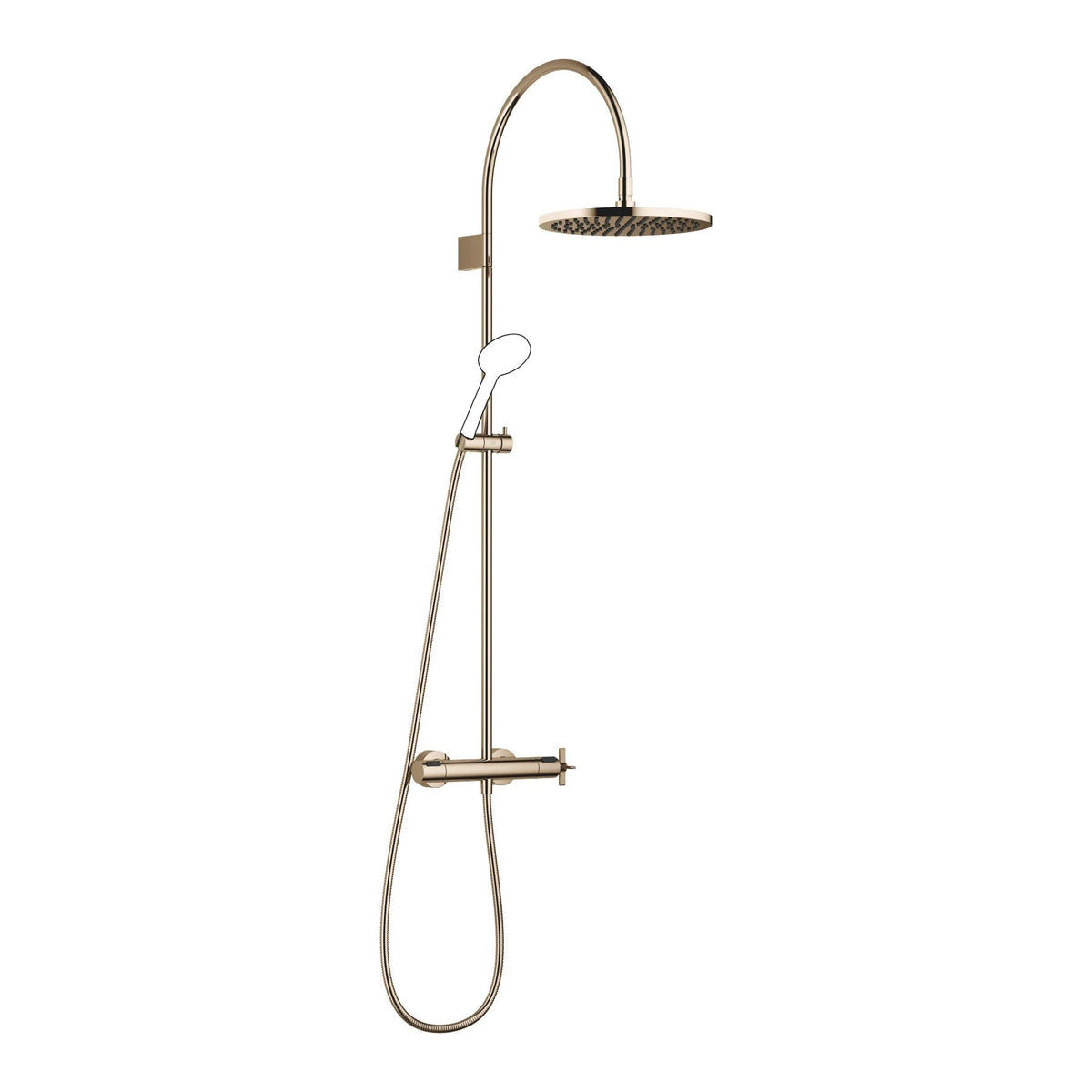 Dornbracht takdusch VAIA med termostat 300 mm Champagne