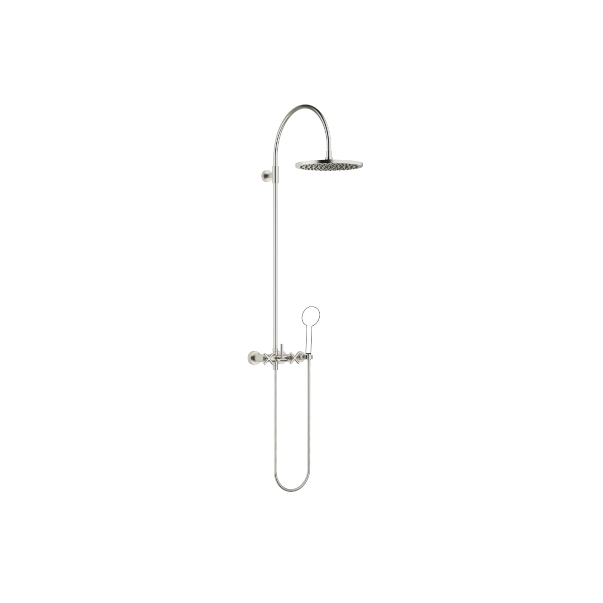 Dornbracht TARA Borstad Platina Showerpipe