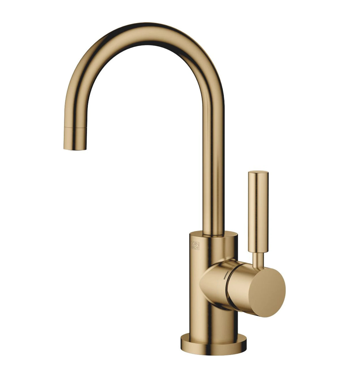 Dornbracht TARA enhål med lyftventil och bottenventil 137 mm Borstad Dark Brass