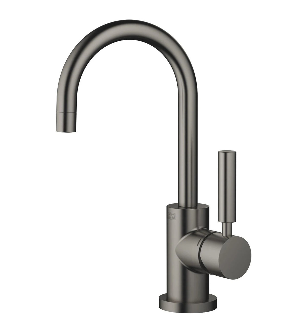 Dornbracht TARA enhål med lyftventil och bottenventil 137 mm Borstad Dark Platinum