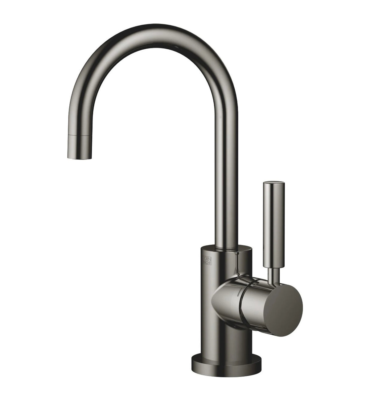Dornbracht TARA enhål med lyftventil och bottenventil 137 mm Dark Chrome