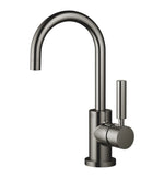 Dornbracht TARA enhål med lyftventil och bottenventil 137 mm Dark Chrome
