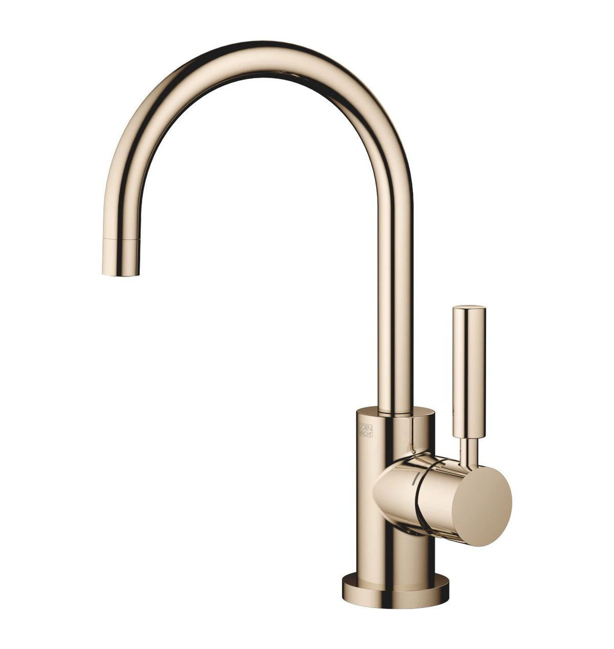 Dornbracht TARA enhål med lyftventil och bottenventil 166 mm Champagne