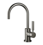 Dornbracht TARA enhål med lyftventil och bottenventil 166 mm Dark Chrome