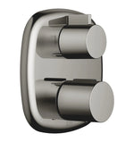 Termostatmodul Dornbracht COYA tvåvägs Dark Chrome
