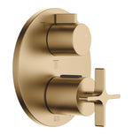 Termostatmodul Dornbracht VAIA trevägs Borstad Dark Brass