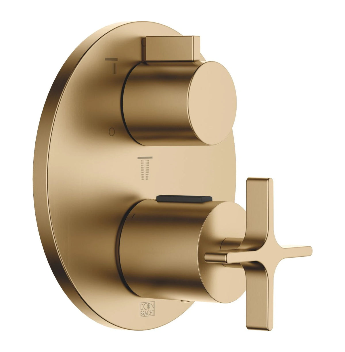 Termostatmodul Dornbracht VAIA trevägs Borstad Dark Brass