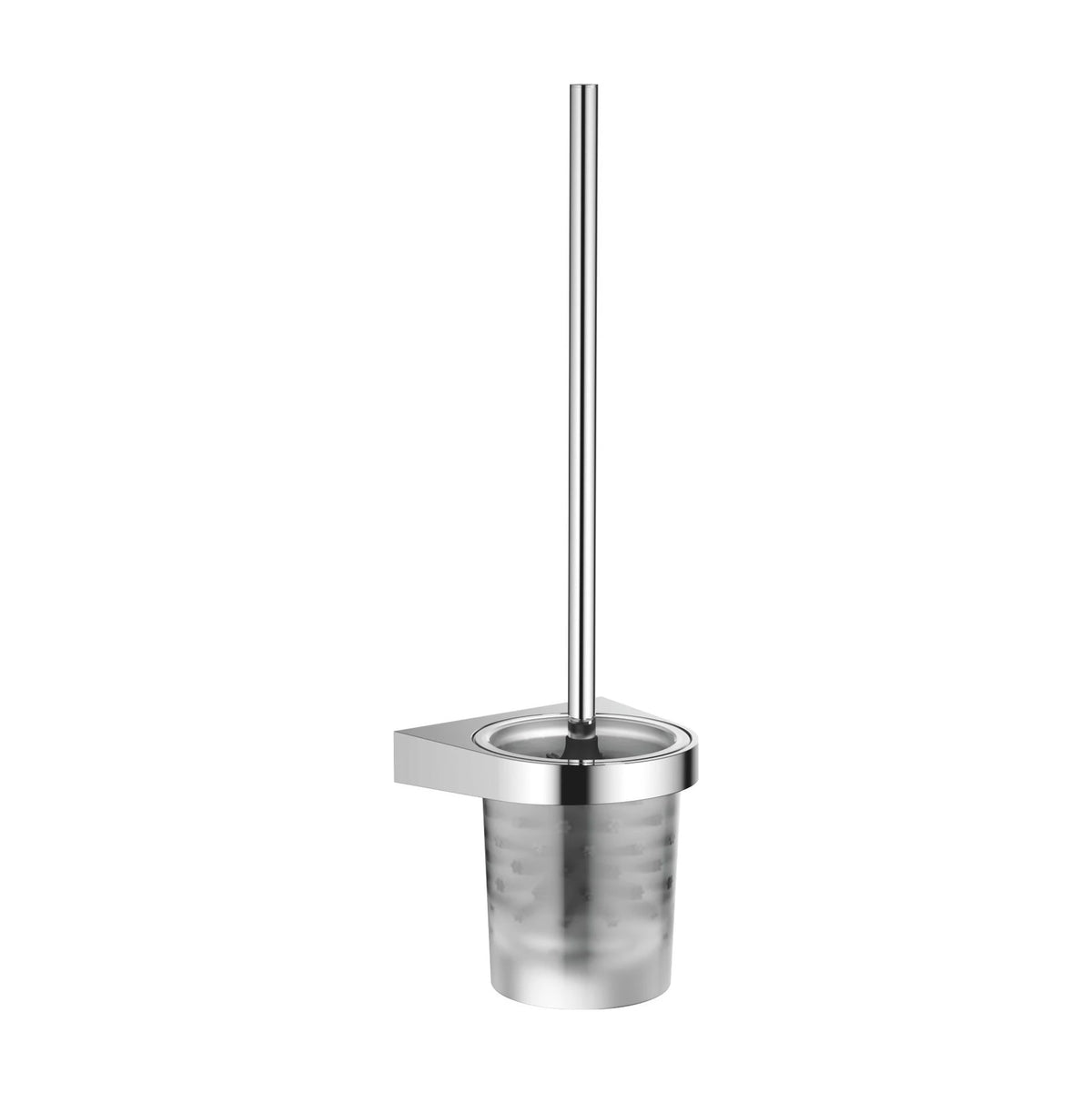 Toalettborstset Dornbracht väggmodell med glas Krom