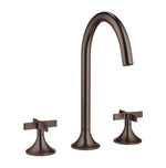 Trehålsblandare Dornbracht VAIA till tvättfat med hög pip och kryssgrepp Borstad Dark Bronze