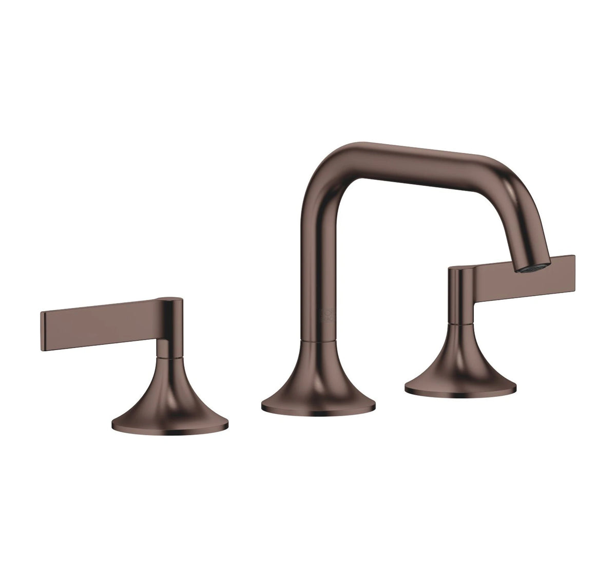 Trehålsblandare Dornbracht VAIA till tvättfat med lyftventil och spakgrepp Borstad Dark Bronze