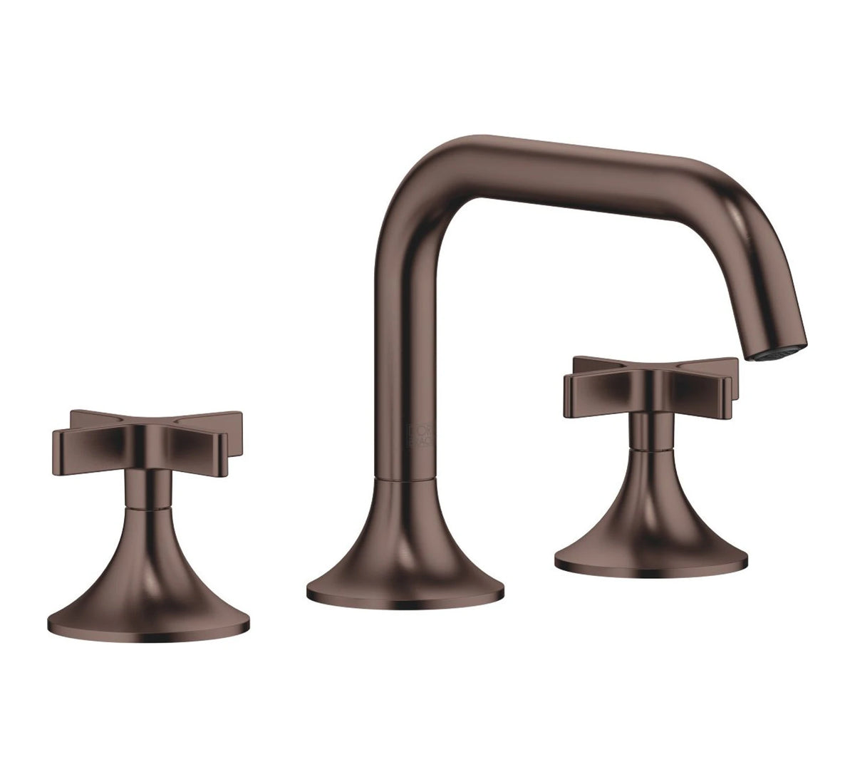 Trehålsblandare Dornbracht VAIA till tvättfat med lyftventil Borstad Dark Bronze