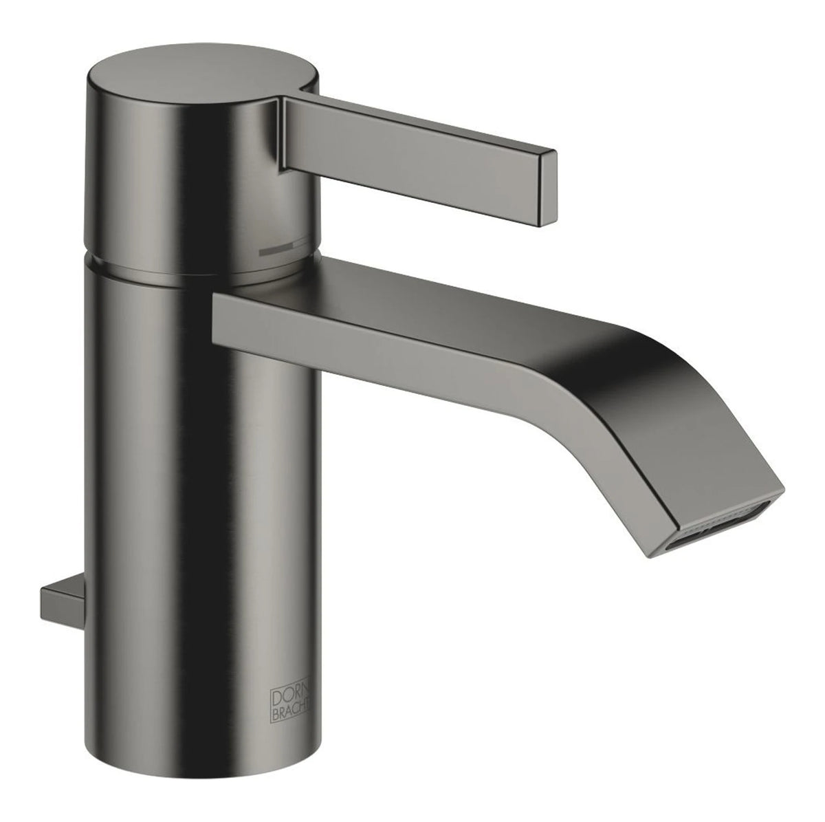 Tvättställsblandare Dornbracht IMO med lyftventil 125 mm Borstad Dark Platinum