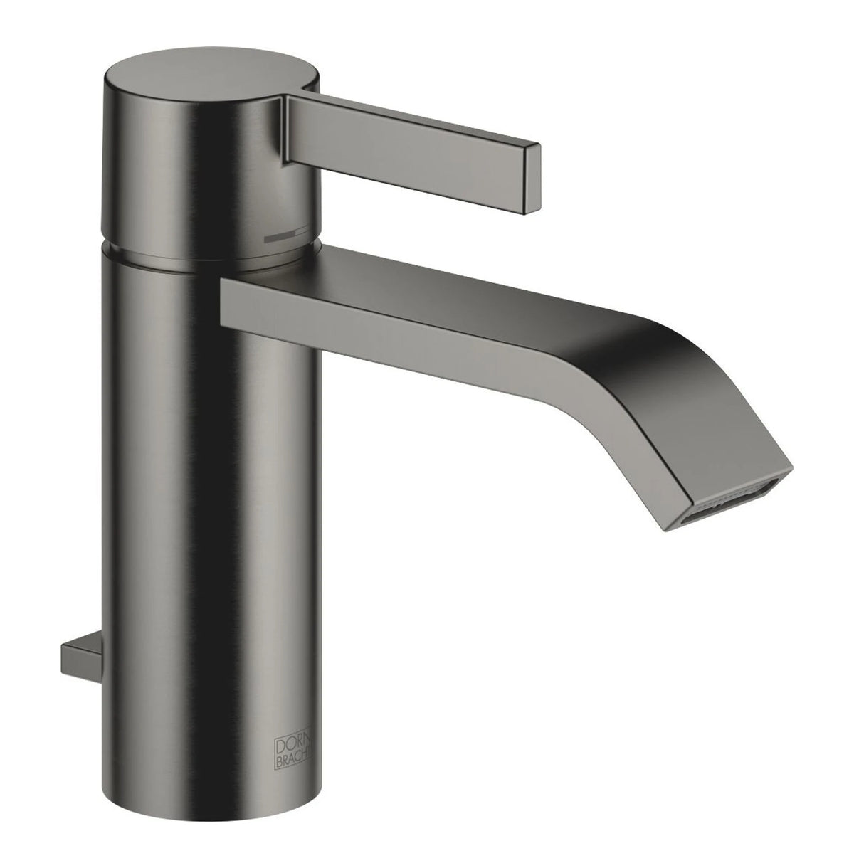 Tvättställsblandare Dornbracht IMO med lyftventil 135 mm Borstad Dark Platinum