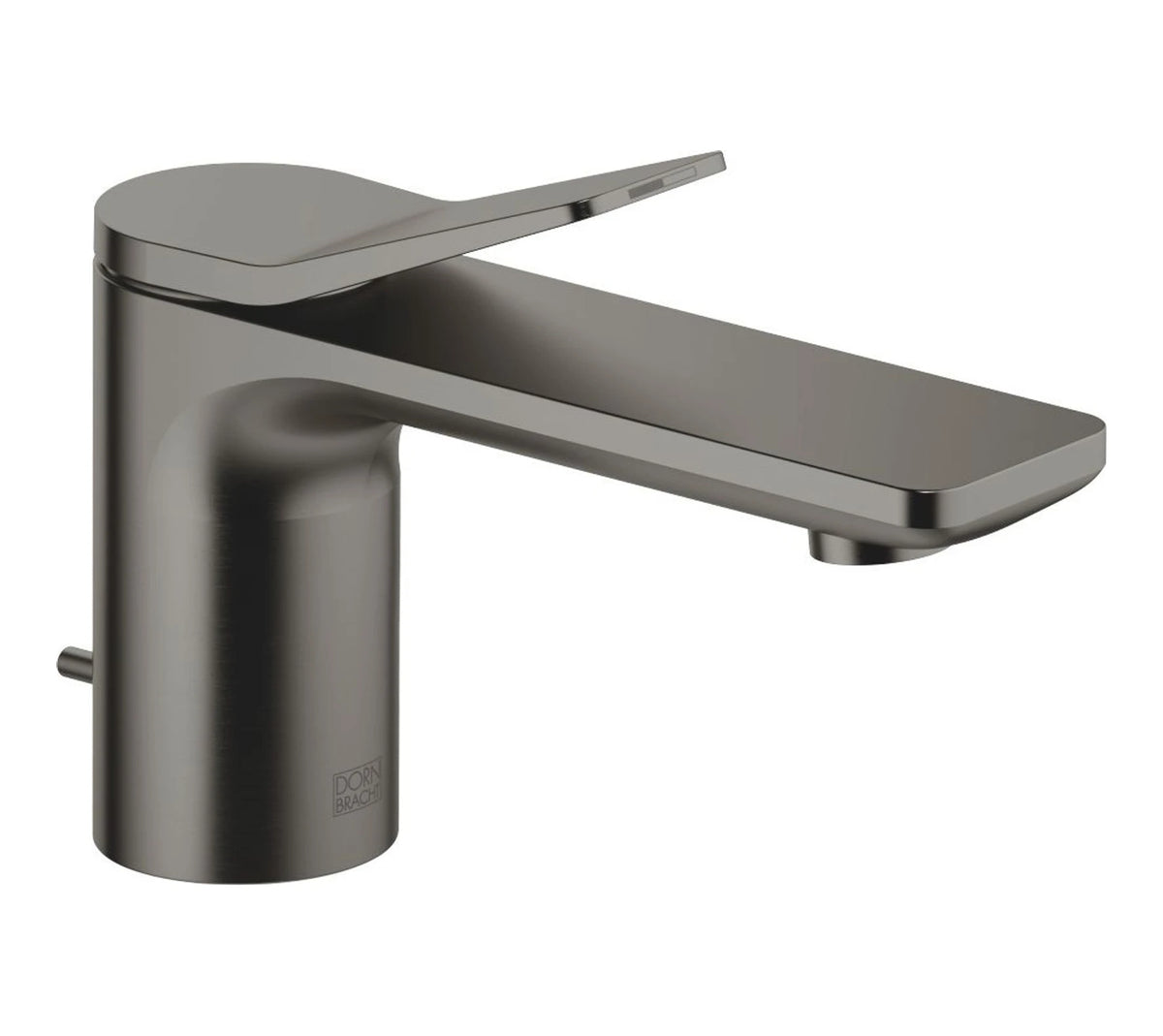 Tvättställsblandare Dornbracht LISSÉ med lyftventil 130 mm Borstad Dark Platinum