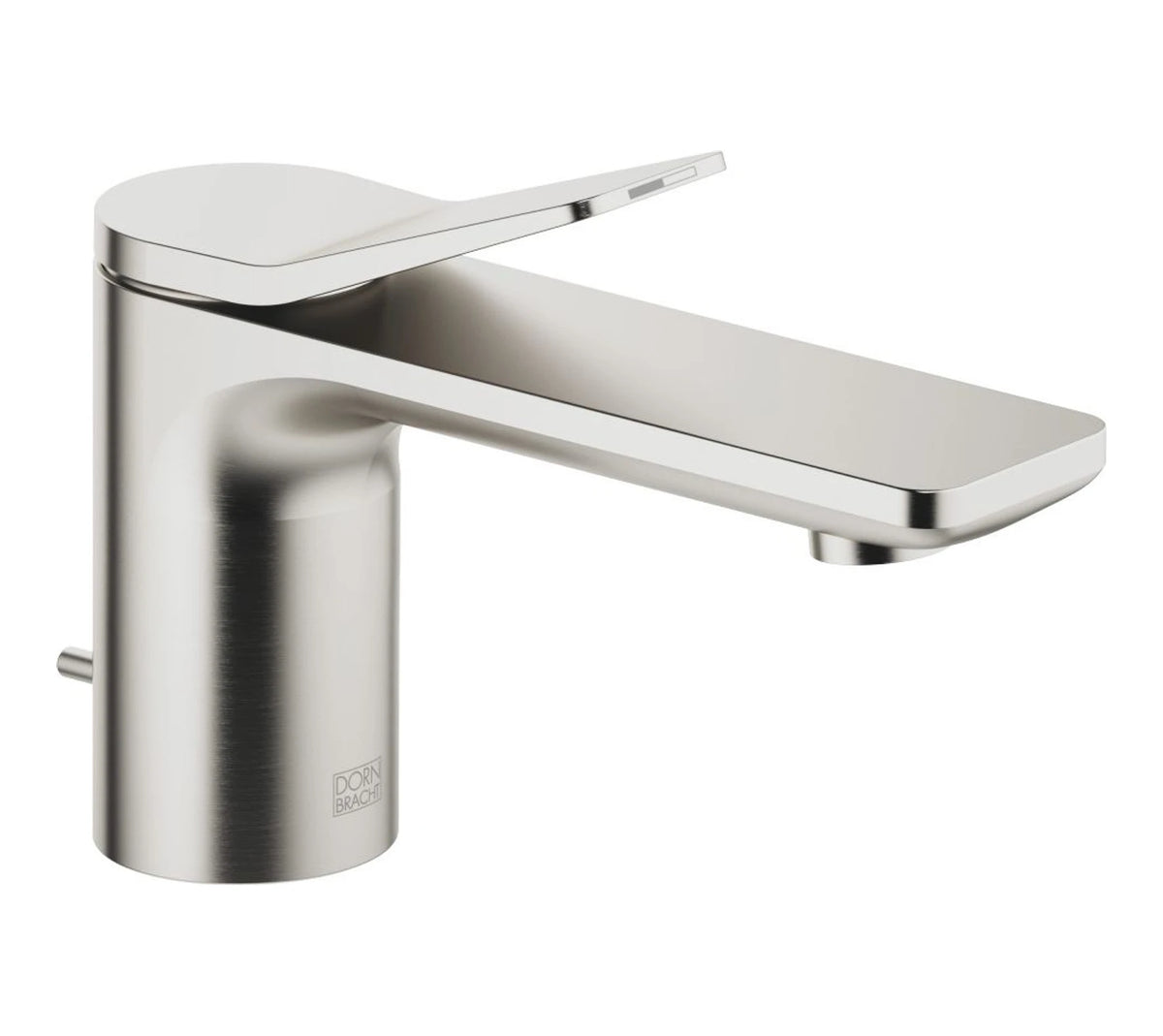 Tvättställsblandare Dornbracht LISSÉ med lyftventil 130 mm Borstad Platina