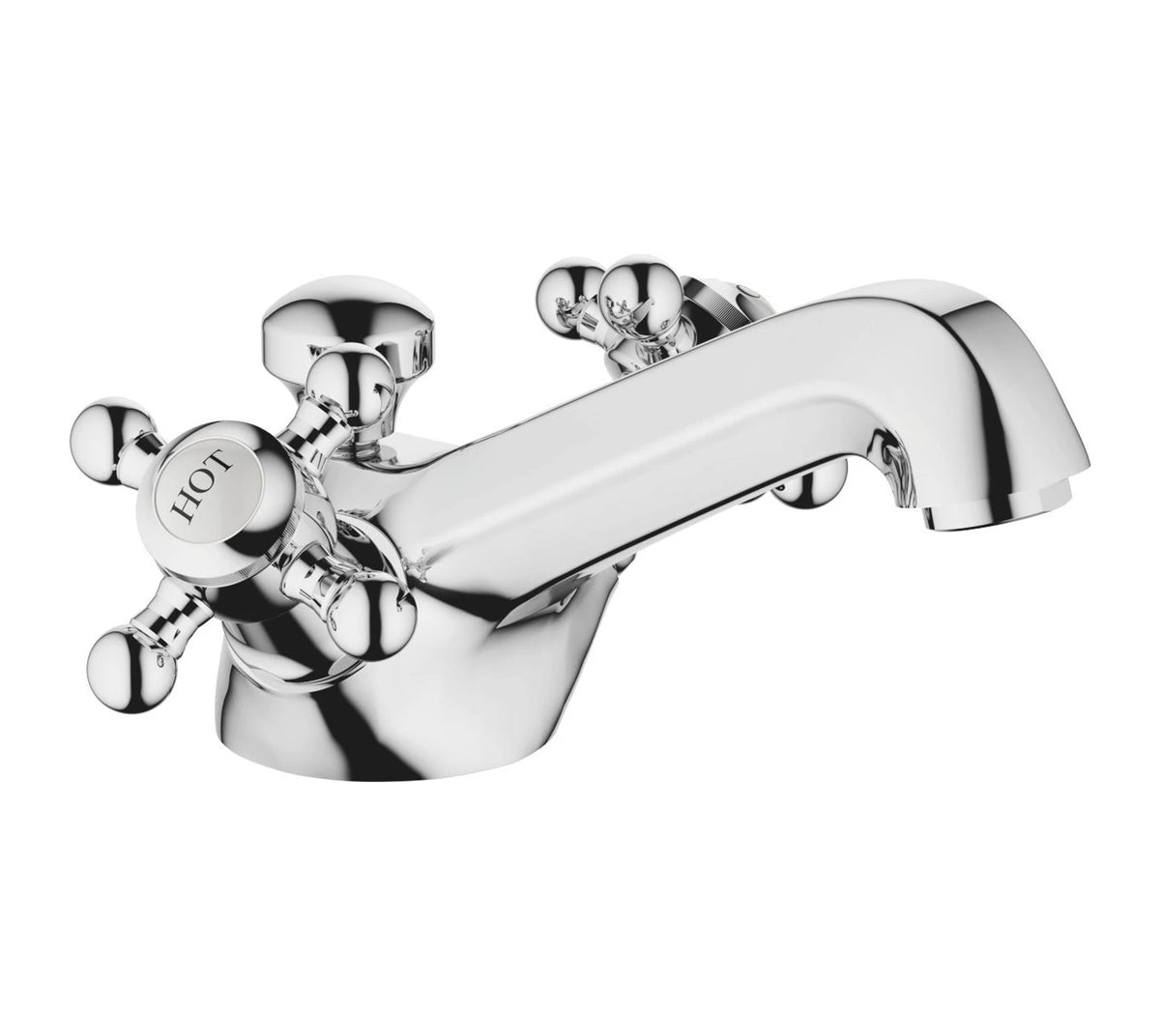 Tvättställsblandare Dornbracht MADISON enhål med lyftventil 130 mm Krom