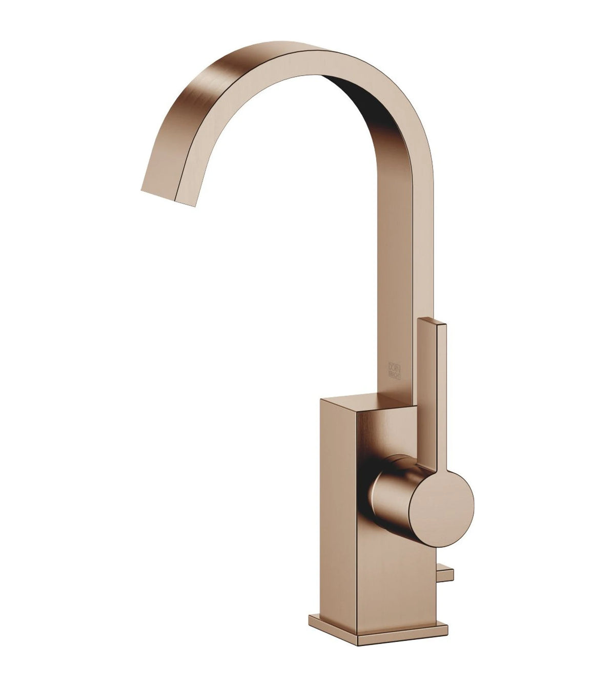 Tvättställsblandare Dornbracht MEM med lyftventil 113 mm Borstad Brons