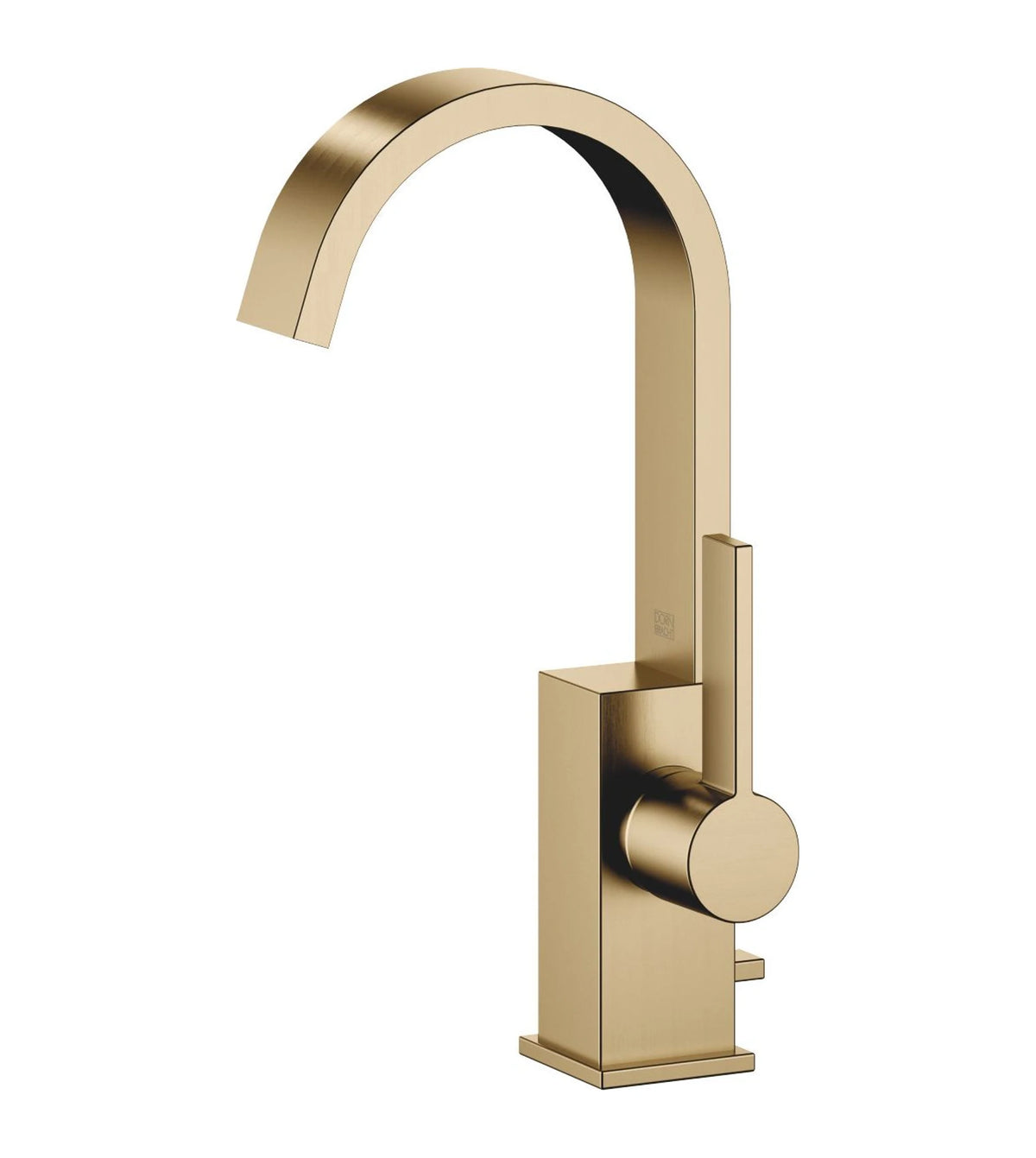 Tvättställsblandare Dornbracht MEM med lyftventil 113 mm Borstad Dark Brass