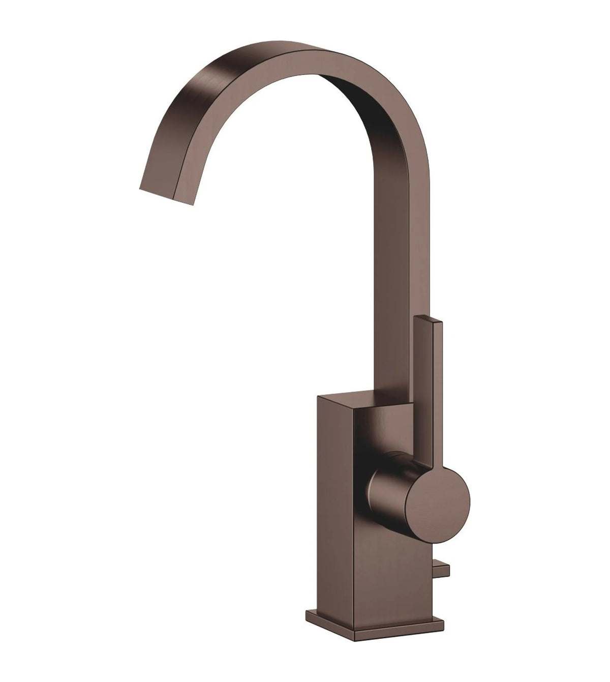 Tvättställsblandare Dornbracht MEM med lyftventil 113 mm Borstad Dark Bronze