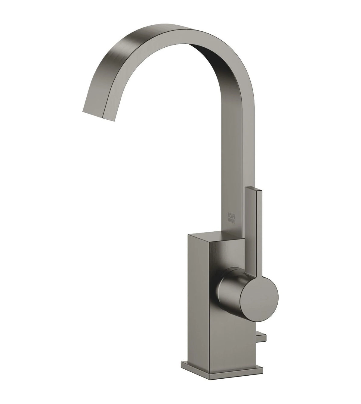Tvättställsblandare Dornbracht MEM med lyftventil 113 mm Borstad Dark Platinum
