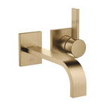 Dornbracht MEM 207 mm Borstad Dark Brass inbyggd tvättställsblandare