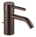 Tvättställsblandare Dornbracht META med lyftventil och facetterad struktur Borstad Dark Bronze