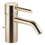 Tvättställsblandare Dornbracht META med lyftventil och fast pip 125 mm Borstad Light Gold