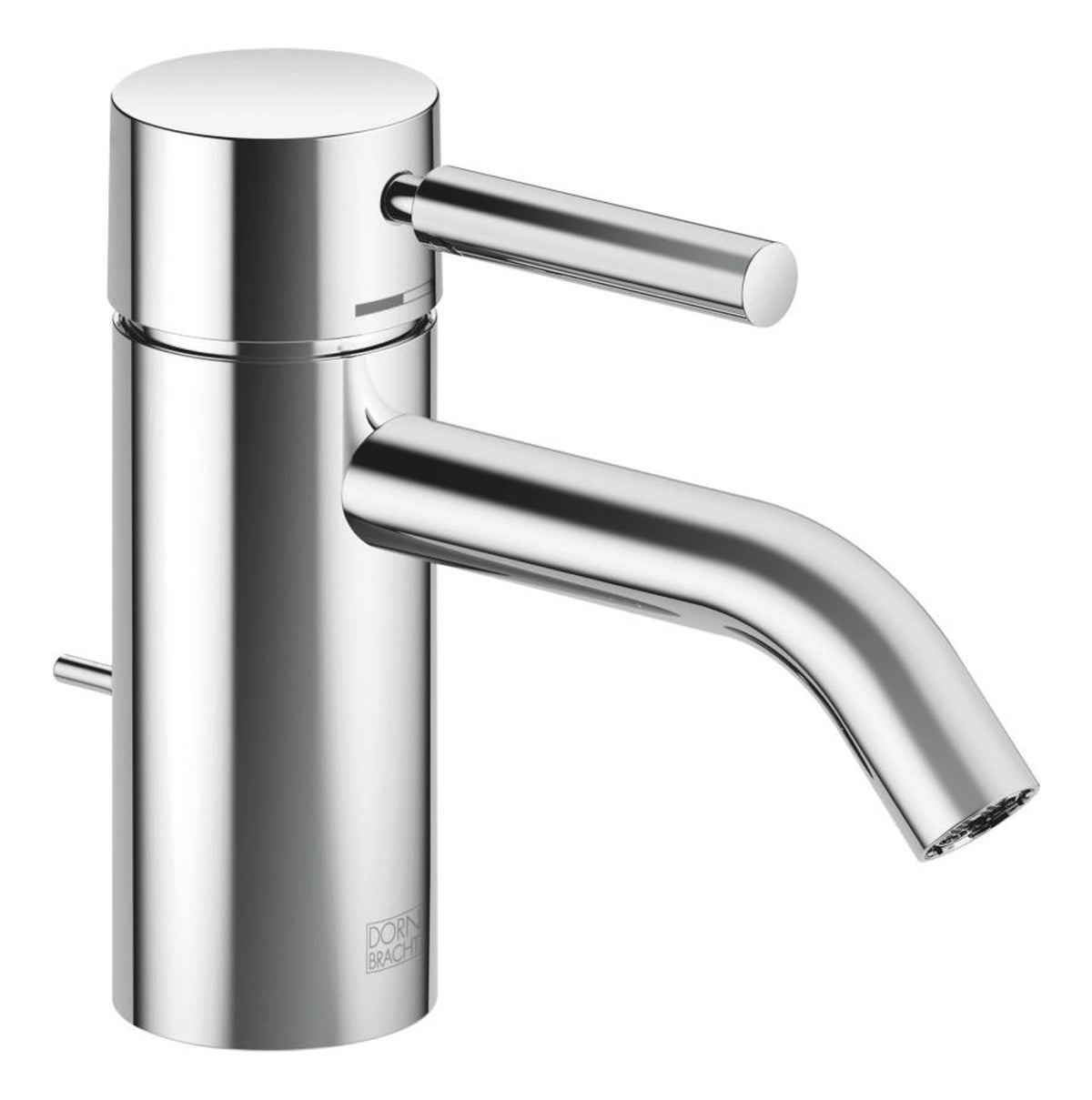 Tvättställsblandare Dornbracht META med lyftventil och fast pip 125 mm Krom