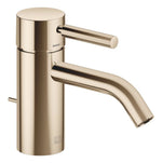 Tvättställsblandare Dornbracht META med lyftventil och fast pip 125 mm Light Gold