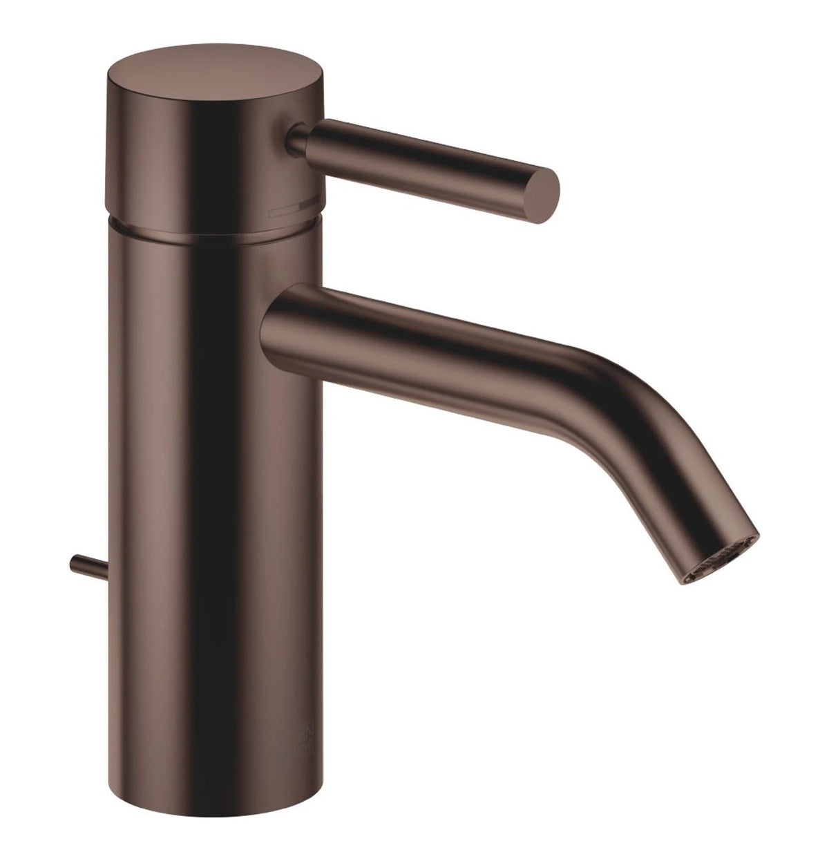 Tvättställsblandare Dornbracht META med lyftventil och fast pip 135 mm Borstad Dark Bronze