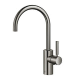 Tvättställsblandare Dornbracht META med lyftventil och svängbar pip 165 mm, pipböjning 180° Dark Chrome