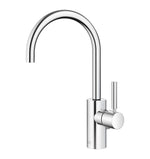Tvättställsblandare Dornbracht META med lyftventil och svängbar pip 165 mm, pipböjning 180° Krom