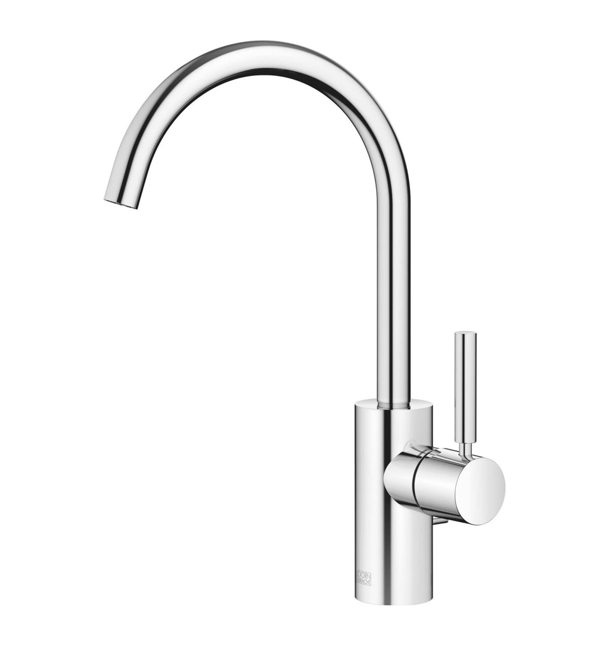 Tvättställsblandare Dornbracht META med lyftventil och svängbar pip 167 mm Krom