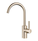 Tvättställsblandare Dornbracht META med lyftventil och svängbar pip 167 mm Light Gold