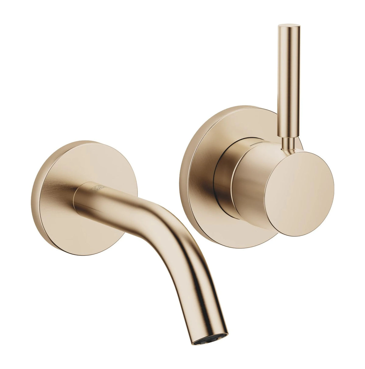Dornbracht META 125 mm Borstad Light Gold inbyggd tvättställsblandare