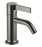 Tvättställsblandare Dornbracht VAIA med lyftventil och fast pip 106 mm Borstad Dark Platinum