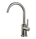 Tvättställsblandare Dornbracht VAIA med spakgrepp, lyftventil och svängbar pip 167 mm Dark Chrome