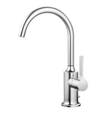 Tvättställsblandare Dornbracht VAIA med spakgrepp, lyftventil och svängbar pip 167 mm Krom