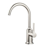 Tvättställsblandare Dornbracht VAIA med spakgrepp, lyftventil och svängbar pip 167 mm Platina