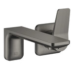 Väggmonterad engreppsblandare Dornbracht LISSÉ till tvättfat 210 mm Borstad Dark Platinum