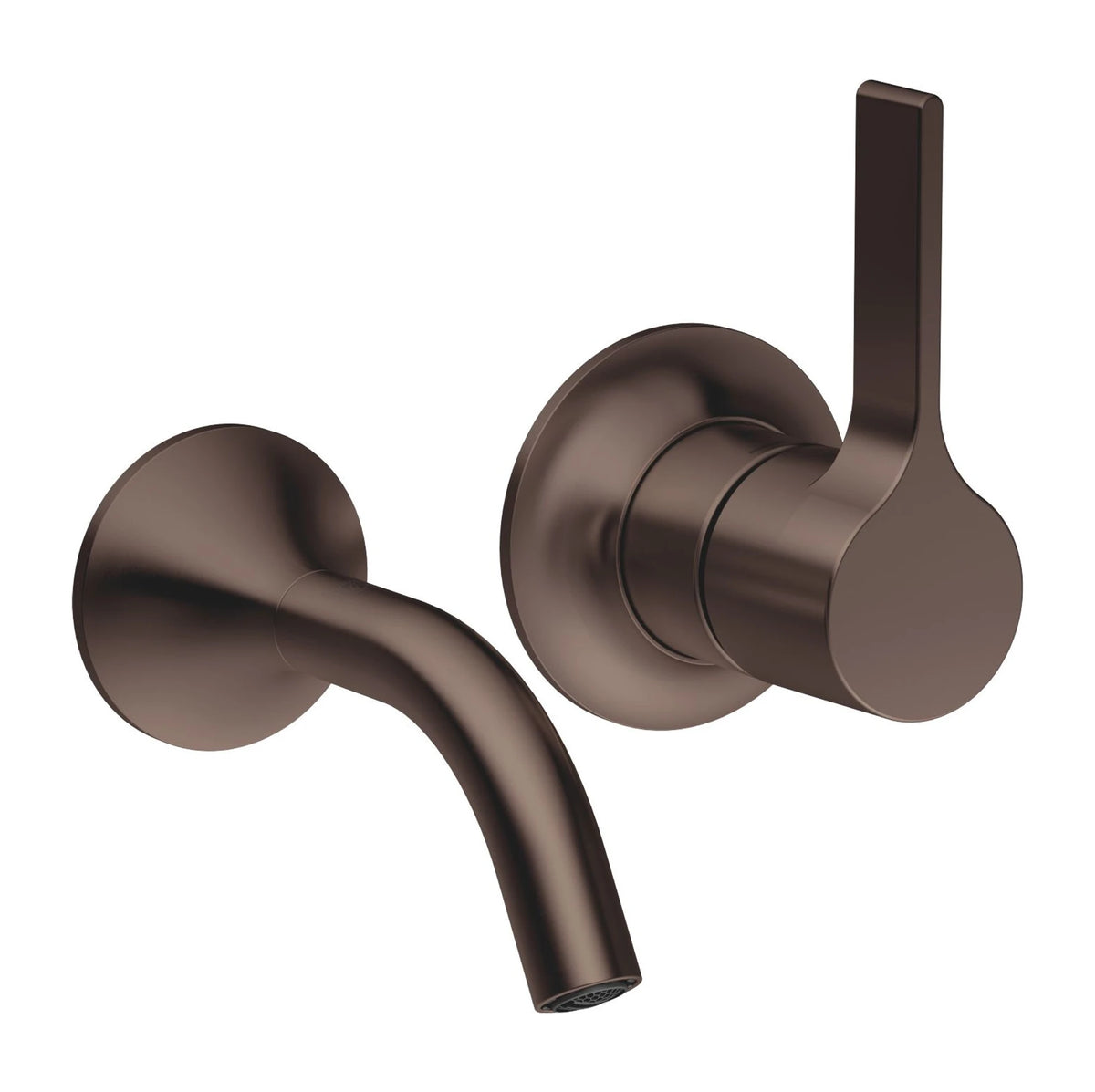 Väggmonterad engreppsblandare Dornbracht VAIA till tvättfat 125 mm Borstad Dark Bronze