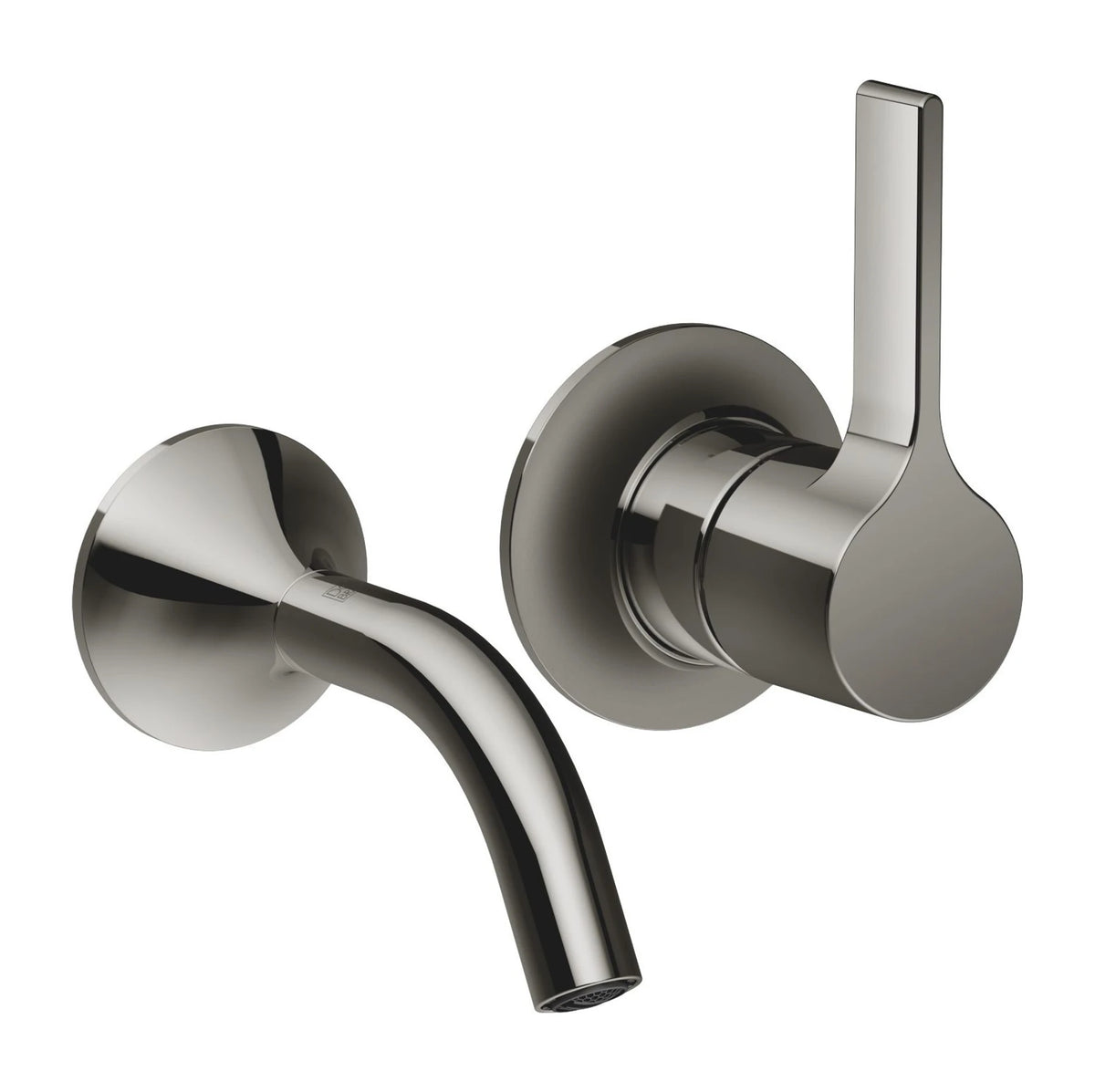 Väggmonterad engreppsblandare Dornbracht VAIA till tvättfat 125 mm Dark Chrome