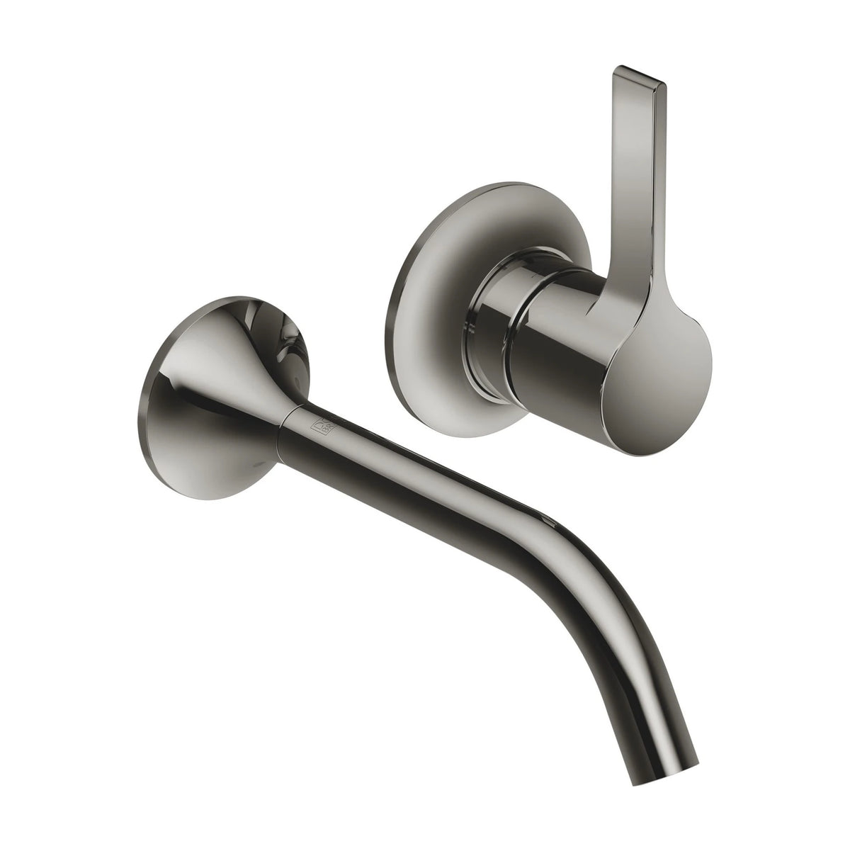 Väggmonterad engreppsblandare Dornbracht VAIA till tvättfat 190 mm Dark Chrome