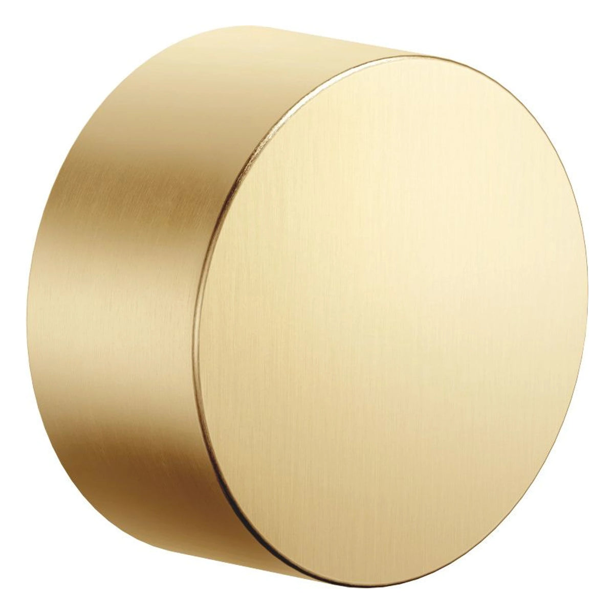 Väggventil Dornbracht 1/2" med vred Ø 60 mm för varmvatten Borstad Mässing