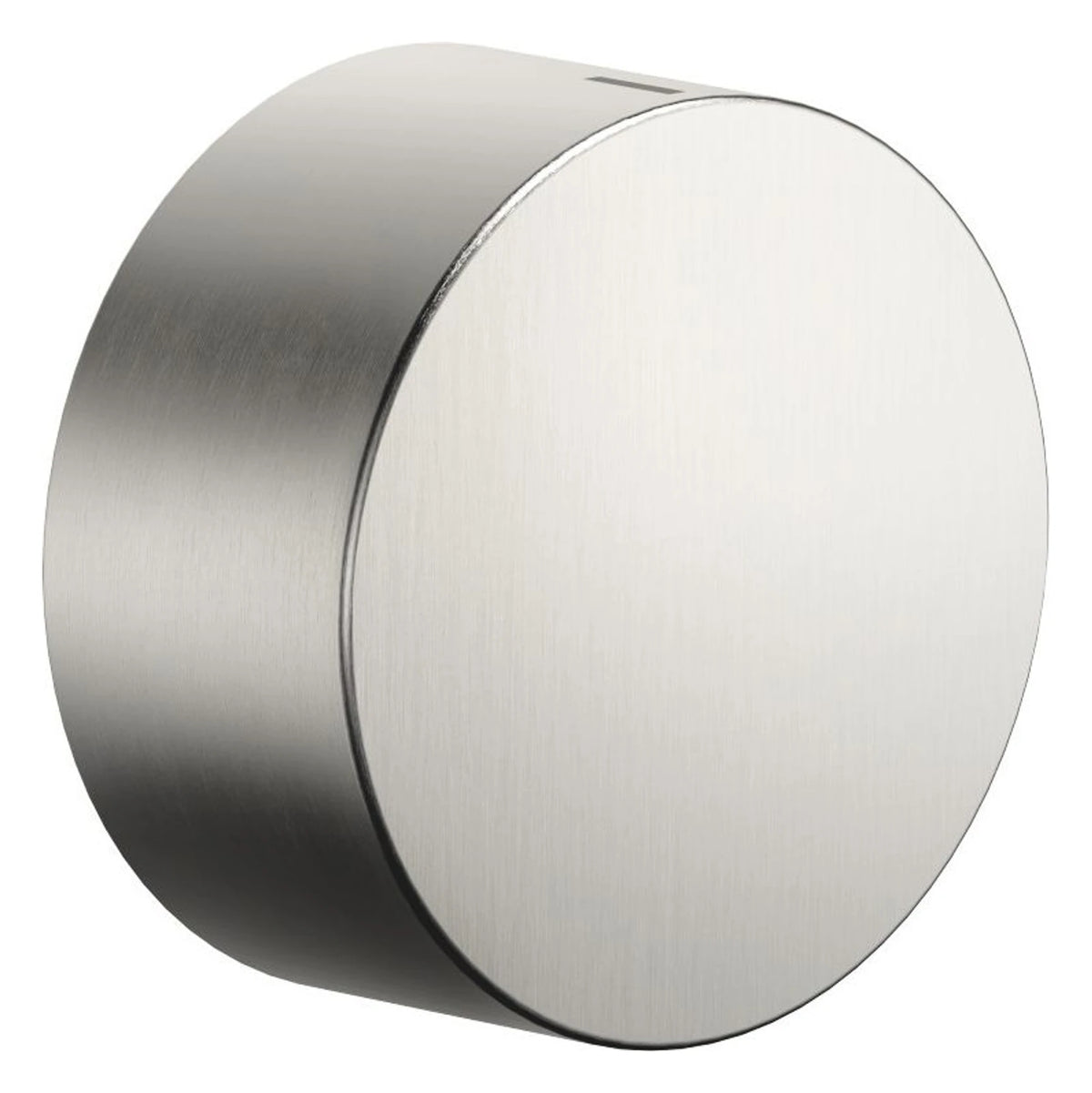 Väggventil Dornbracht 1/2" med vred Ø 60 mm för varmvatten Borstad Platina