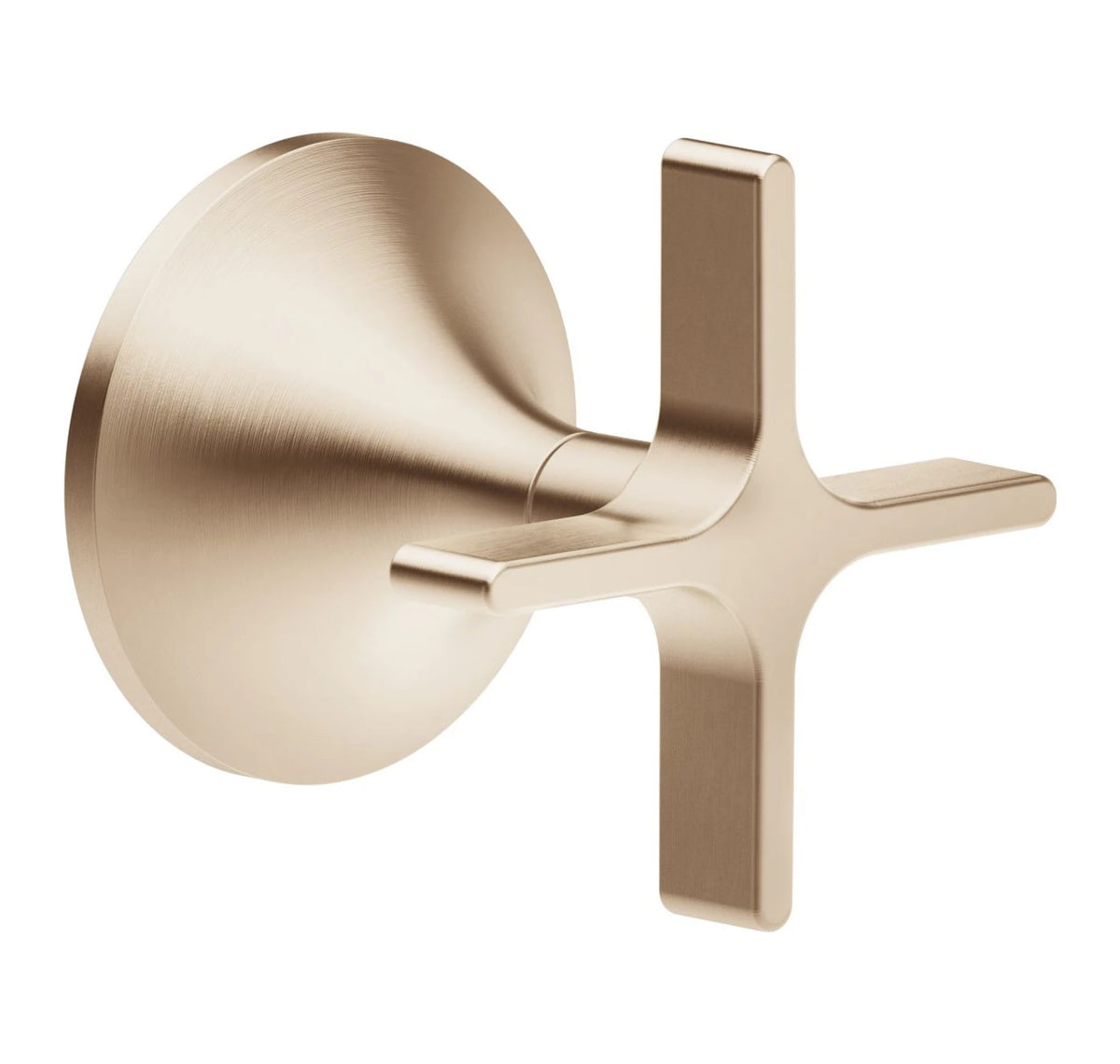 Väggventil Dornbracht VAIA 1/2" med kryssgrepp Borstad Champagne