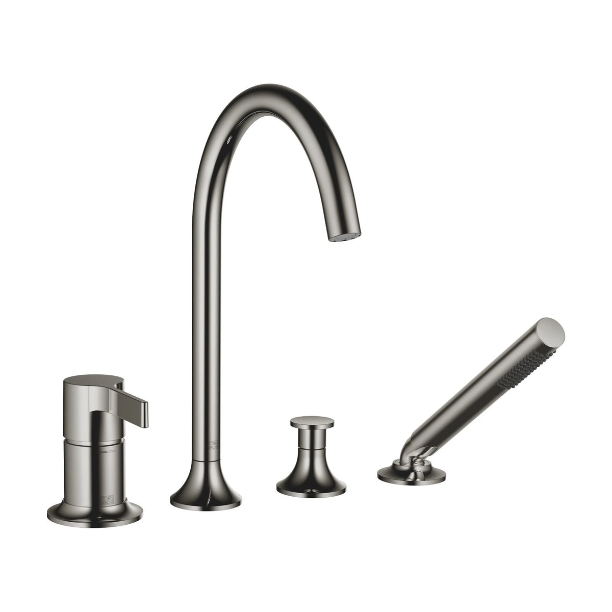 Dornbracht VAIA fyrhål Dark Chrome badkarsblandare
