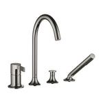 Dornbracht VAIA fyrhål Dark Chrome badkarsblandare